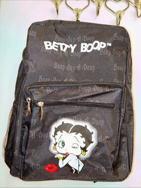 Betty Boop “Boop-Oop-A-Doop” Canvas Backpack
